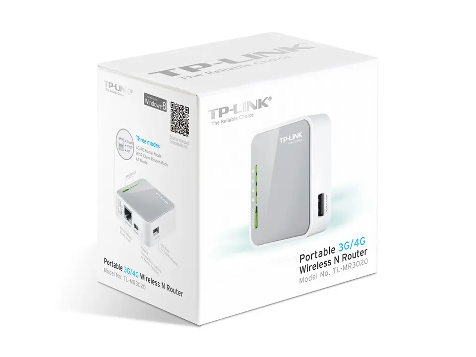 TP-Link TL-MR3020 Portable 3G/4G Wireless N Router — New